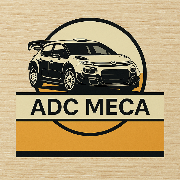 Logo ADC MECA garage automobile Biganos